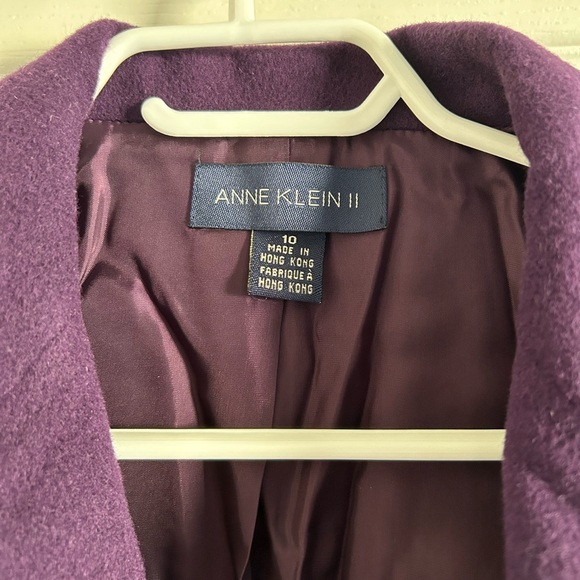 Anne Klein Wool Jacket - Size 10 - Picture 2 of 5